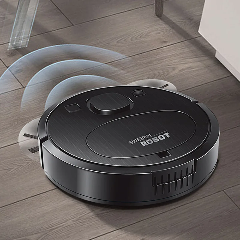 Xiaomi Fully Automatic Smart Sweeping Robot USB Rechargeable Use Lazybones Intelligent 3 In1 Sweeping Machine Home Appliance