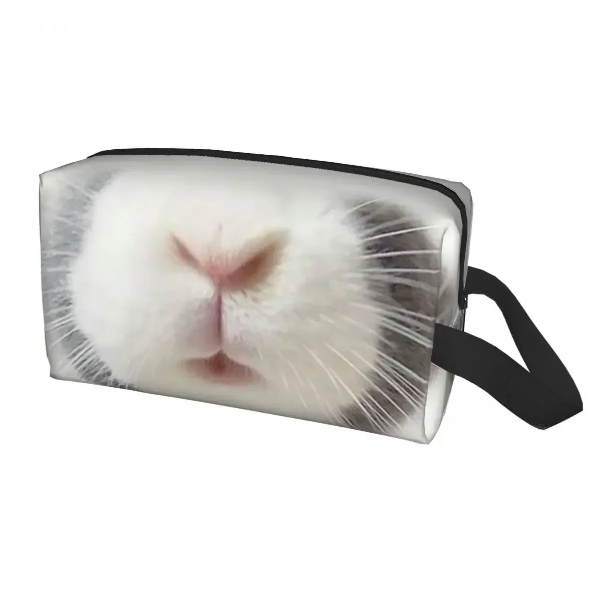 

Funny Bunny Face Cosmetic Bag Women Fashion Large Capacity Rabbit Makeup Case Beauty Storage Toiletry Bags