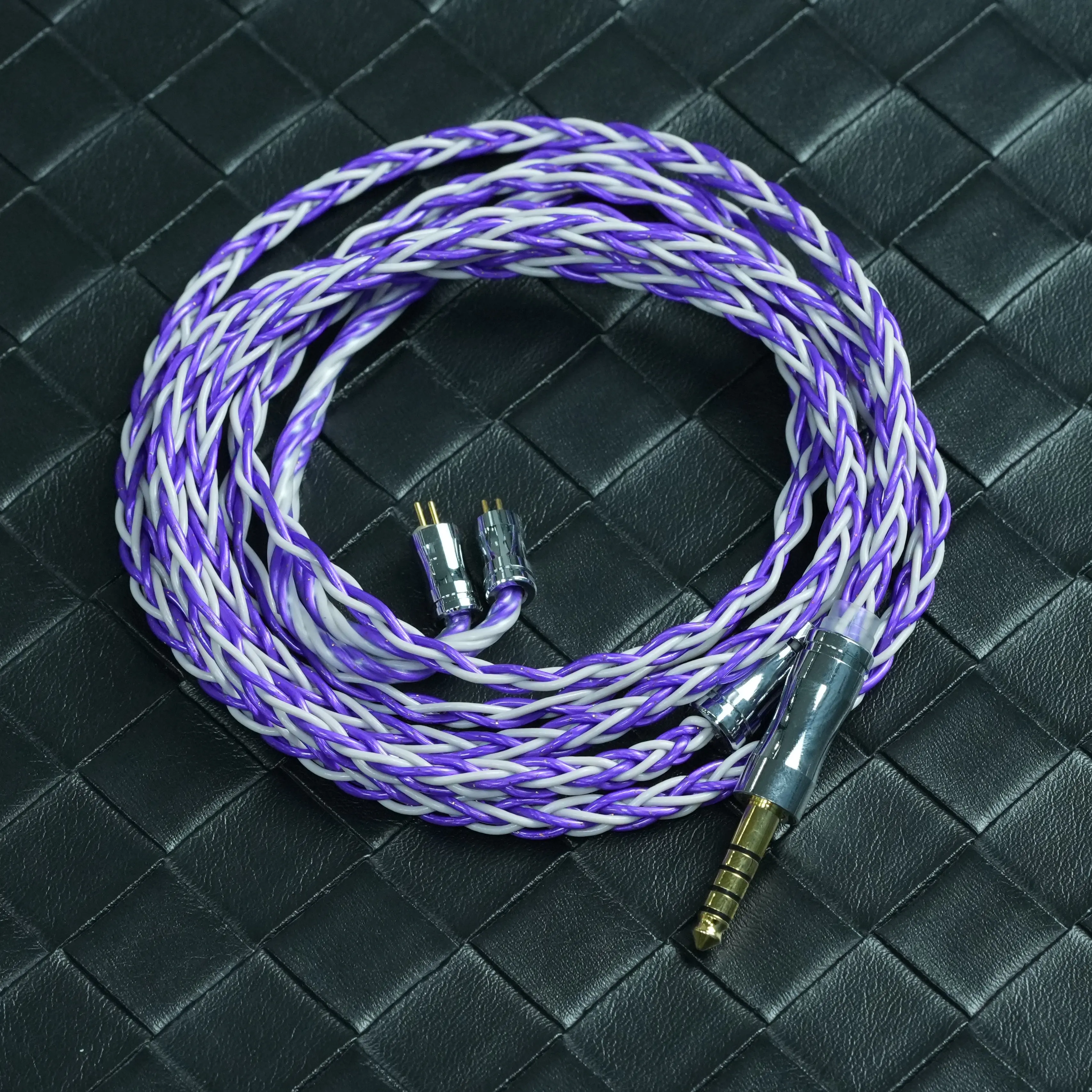 Trusted F Cable High purity silver palladium + electromagnetic 7N OCC IEM Cable MMCX/0.78 2pin/miniXLR/3.5mm