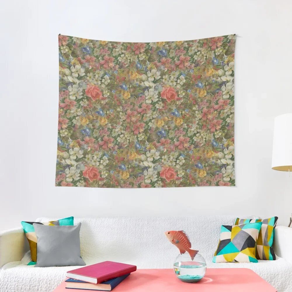 

Pretty. Odd. Flowers Painting Tapestry Bedrooms Decor Decorative Wall Murals Wallpaper Bedroom Tapestry