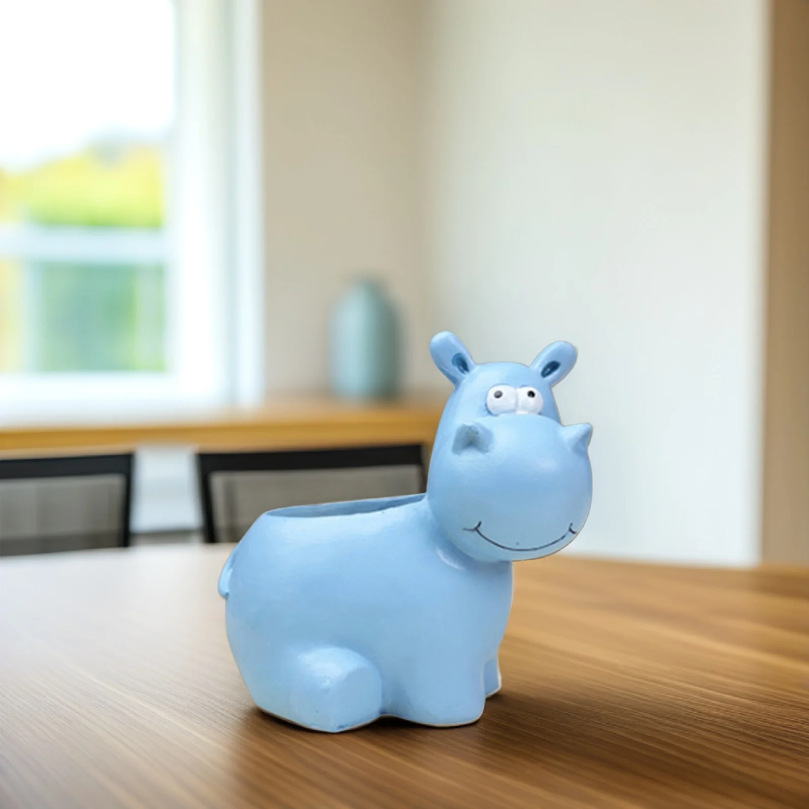 

Resin Animal Flower Pots Cute Cartoon Succulent Planters For Home Office Garden Decor Hippo Shaped Lightweight Nursery Pot