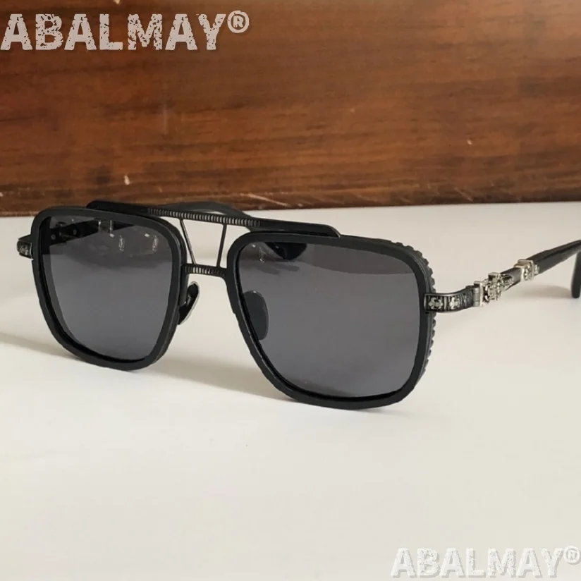 نظارات شمسية عالية الجودة للرجال والنساء PUSHIN ROD II من التيتانيوم بتصميم عصري فاخر نظارات شمسية UV400 مع صندوق