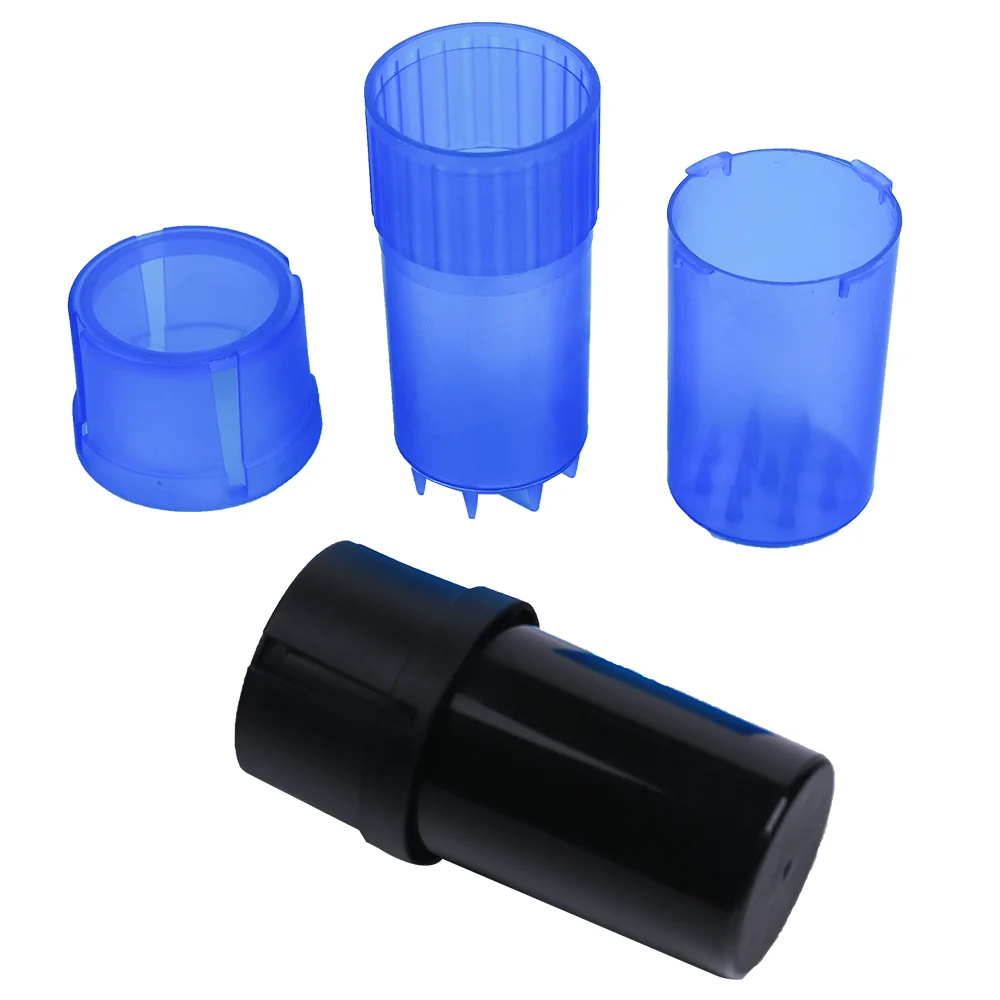 

Trash Can Shape Herb Grinder 2-in-1 Airtight Plastic Grinder and Storage Bottle Design Multi-Functional Mill Crusher