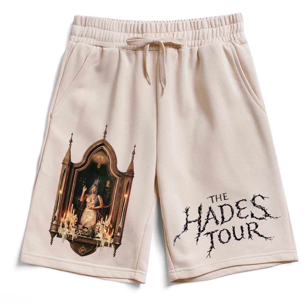 

Popular 2026 Melanie-Martinez Hades Album Short Pants Unisex Cotton Trousers Casual Loose Summer Beach Pants Fans Gift