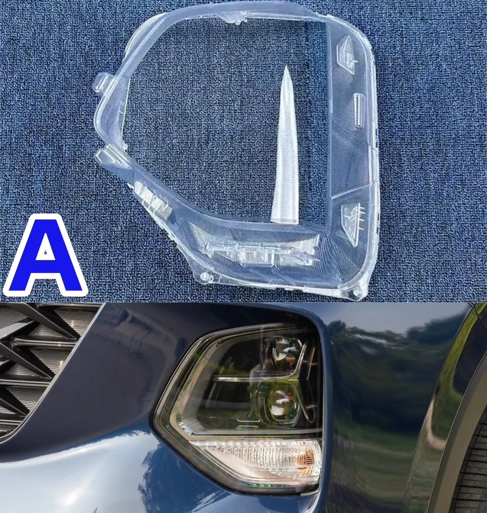For Hyundai Santa Fe 2018 2019 2020 2021 2022 2023 Car Front Headlamp Lens Shell Cover Auto Shell Car Headlight Lampshade Shade