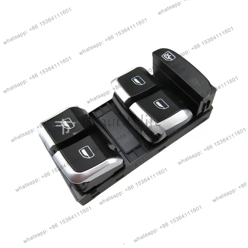 

Auto parts, glass lifter switch, front left, with electroplating 8KD959851AV10