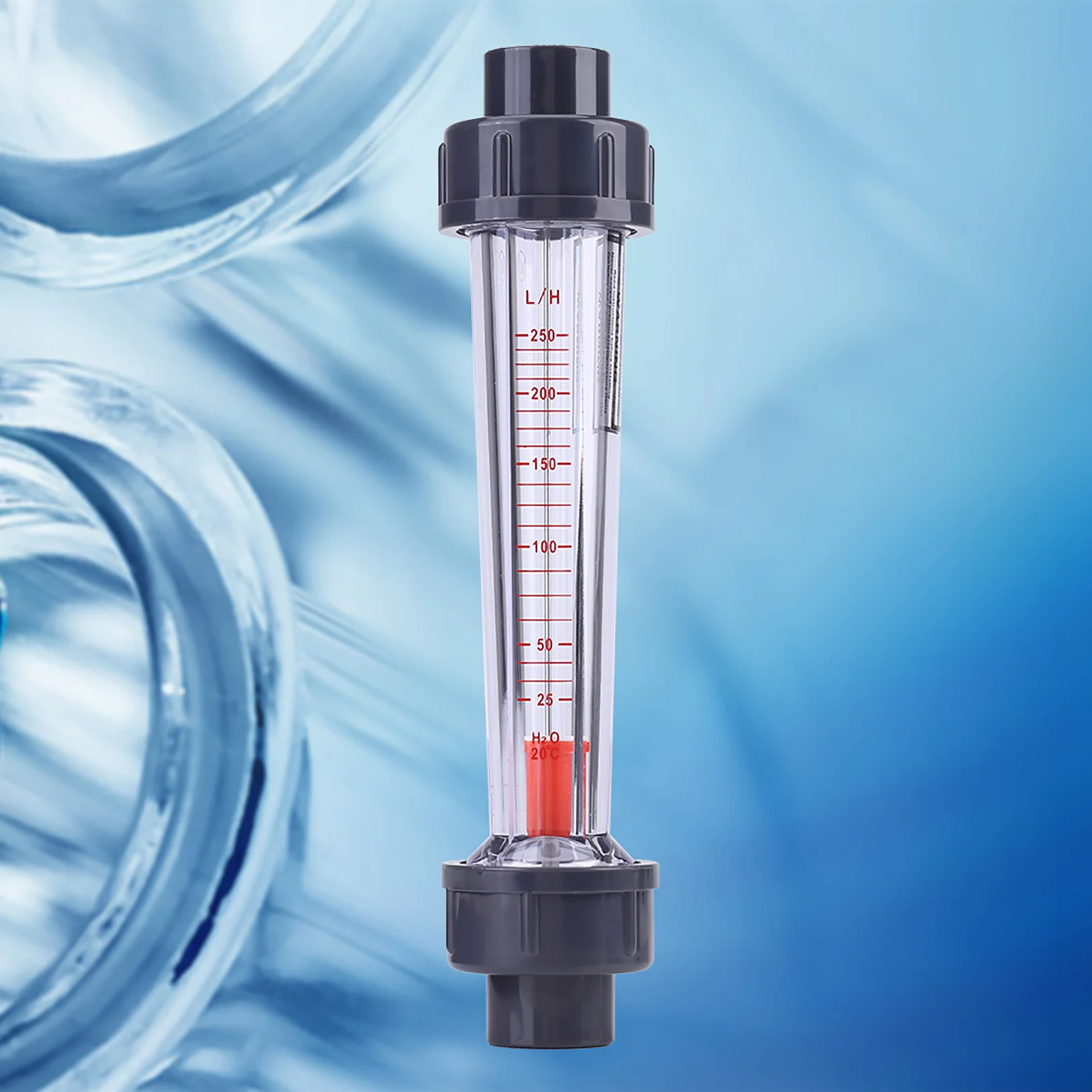 Instantaneous Flowmeter Plastic Tube Type LZS-15 25-250L/H Instantaneous Water Flow Meter Flowmeter For 20mm Diameter Tube