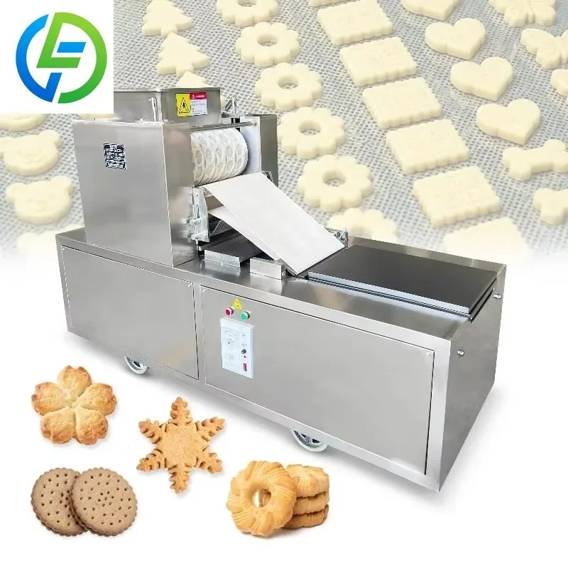 FOODLINE OEM ODM Biscuit Forming Machine One Step Mix Roll Cut Bakery Factory Complete Processing Equipment