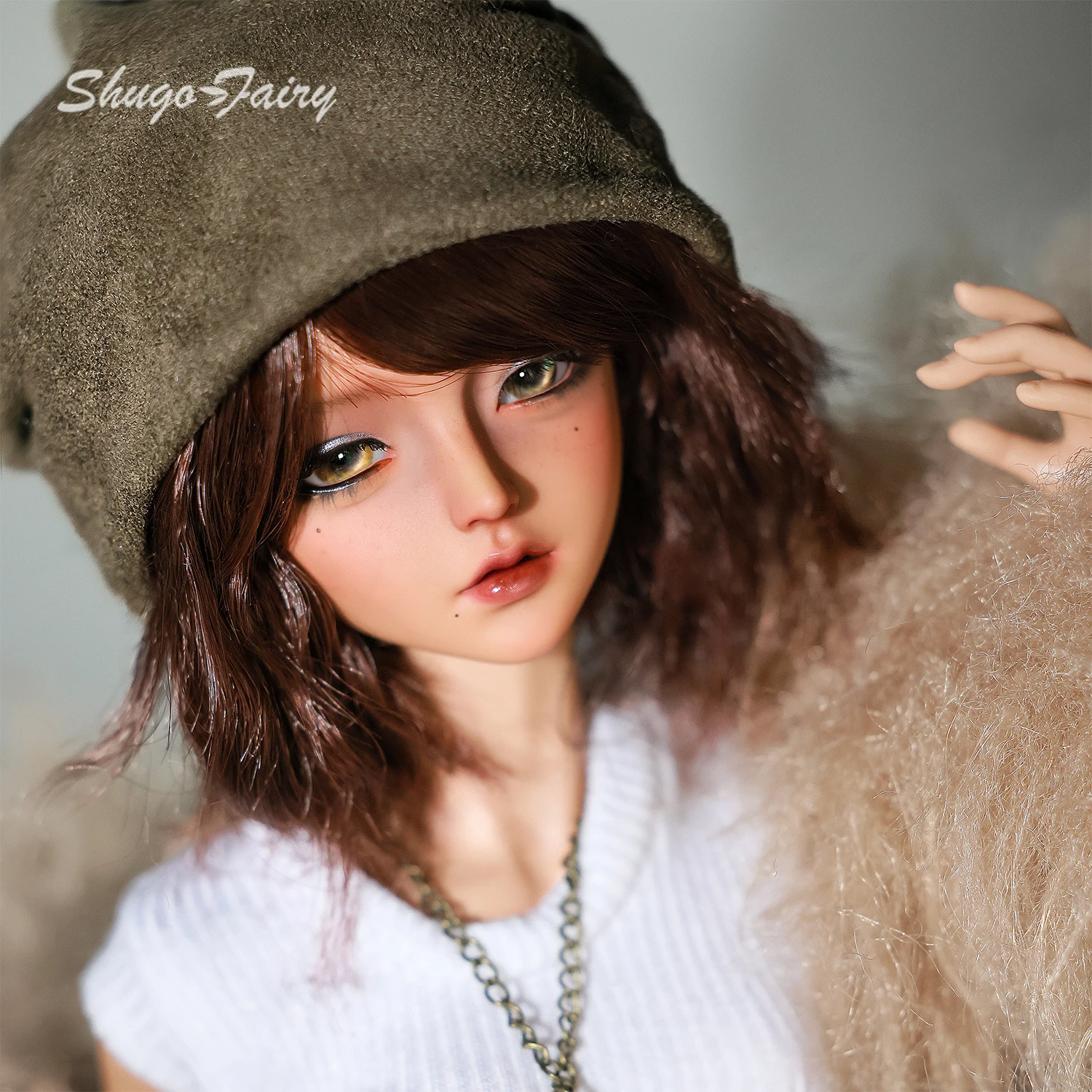 

1/4 BJD Doll Carmen FullSet J Original Anime Light Asia Wander Style Bariy Toy Gift Jacket Outfit (Note: Fur Shedding Normal)