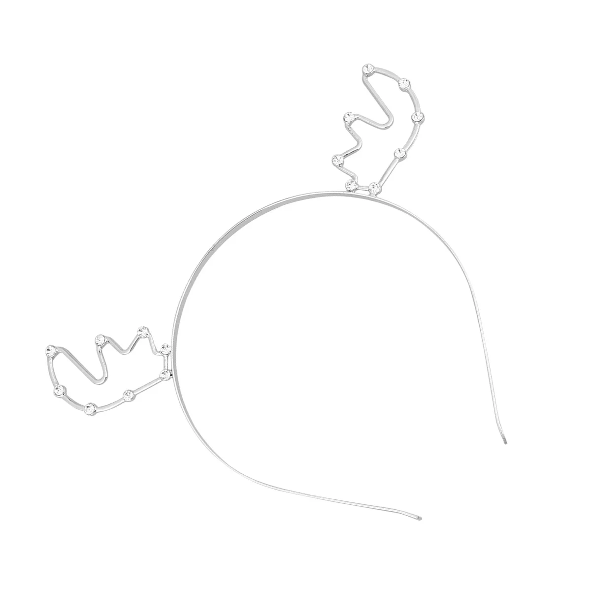 

Обручи для волос со стразами и рогами, рождественская повязка на голову, подарки, праздничный головной убор, обруч для волос с рогами