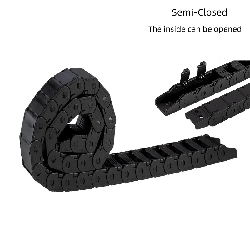 Cable Drag Chain 15x15 15x20 15x30 15x40 R28 R38 Semi-Enclosed