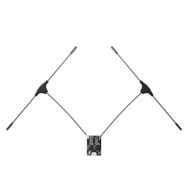 

B78B-For GEPRC ELRS DUAL Diversity Receiver RX 25-200Hz Built-In TCXO With Dual Antenna For FPV RC Drone