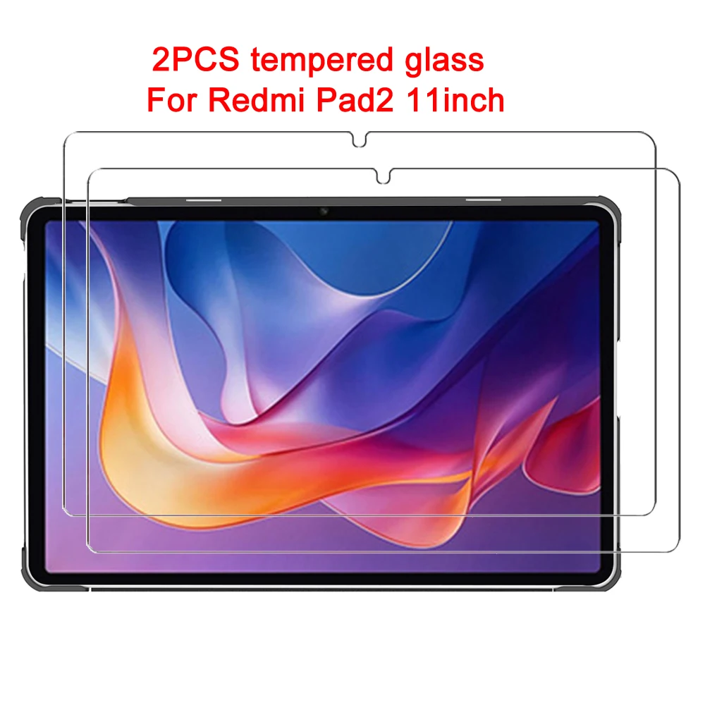 

2PCS HD Tempered Glass For Xiaomi Redmi Pad 2 Pad2 SE 11inch Tablet Guard 9H Screen Protectors Film