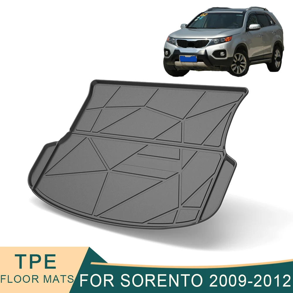 

For Kia Sorento 2009-2014 22-23 Cargo Liner All-Weather TPE Non-slip Trunk Mats Waterproof Boot Tray Trunk Carpet Accessories