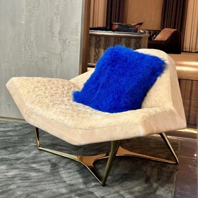 Nordic modern designer creative starfish armrest sofa chair model room lobby reception Internet celebrity leisure sofa
