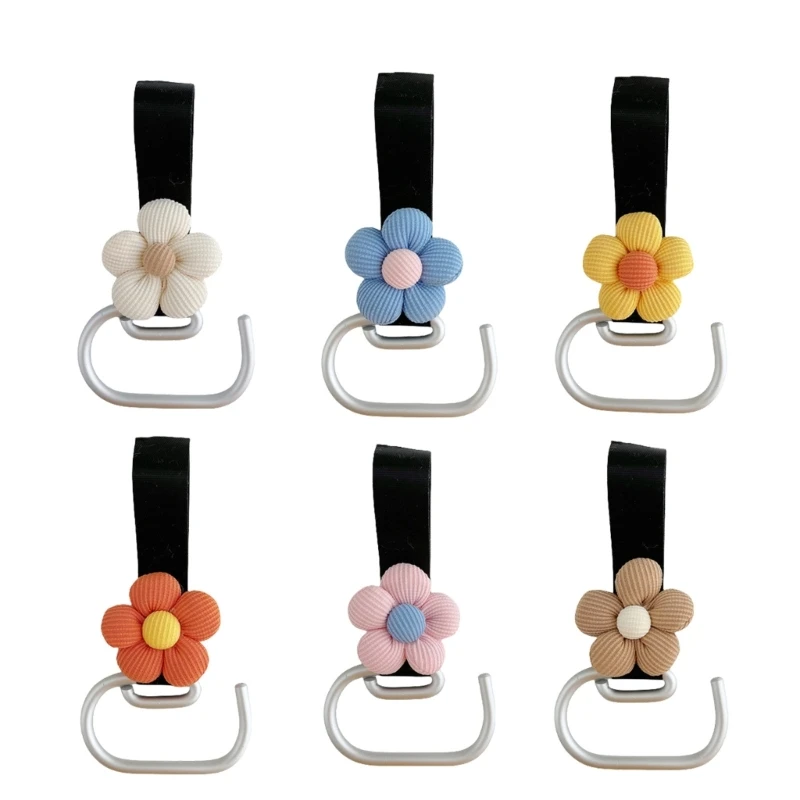 

Flower Baby Pram Hook 360 Degree Rotating Hanging Cart Storage Hanger Pushchair Holder for Hanging Diaper Bag