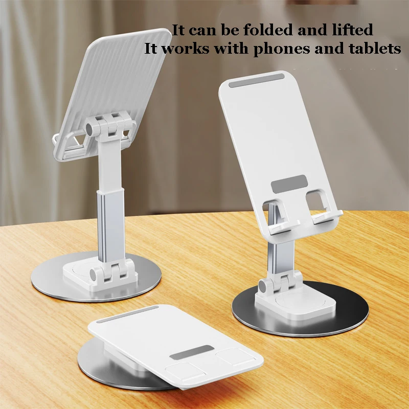 Metal 360° Rotation Mobile Phone Holder Aluminum Alloy Universal Tablet Support Metal Stand Mount Holder For iPhone Xiaomi Moto
