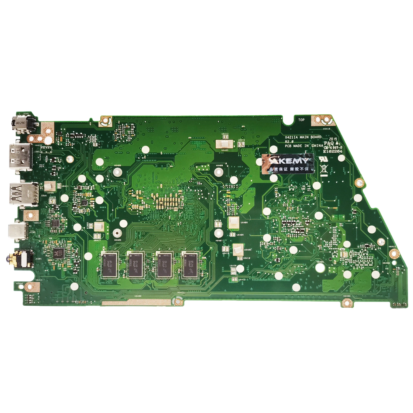 X421IA Notebook Mainboard For ASUS Vivo Book X421IAY X521IA R421IAY Laptop Motherboard With CPU R5-4500U 8G RAM