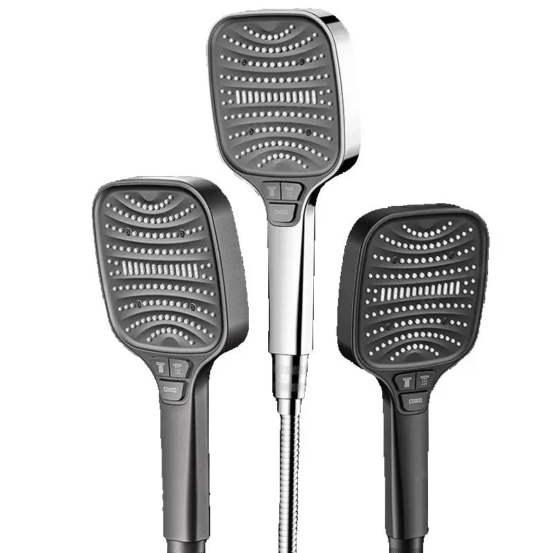 Pommeau de douche réglable, 8 modes, douche à pluie, grand débit, haute pression, économie d'eau, mélangeur de douche, accessoires de salle de bains