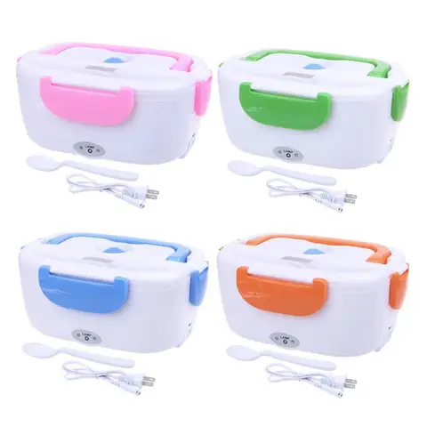 Nuova Casa 110V 220V In Acciaio Inox Elettrico Lunch Box Piccolo Ufficio Picnic Lunch Box Portatile Isolamento Lunch Box Contenitore Per Alimenti