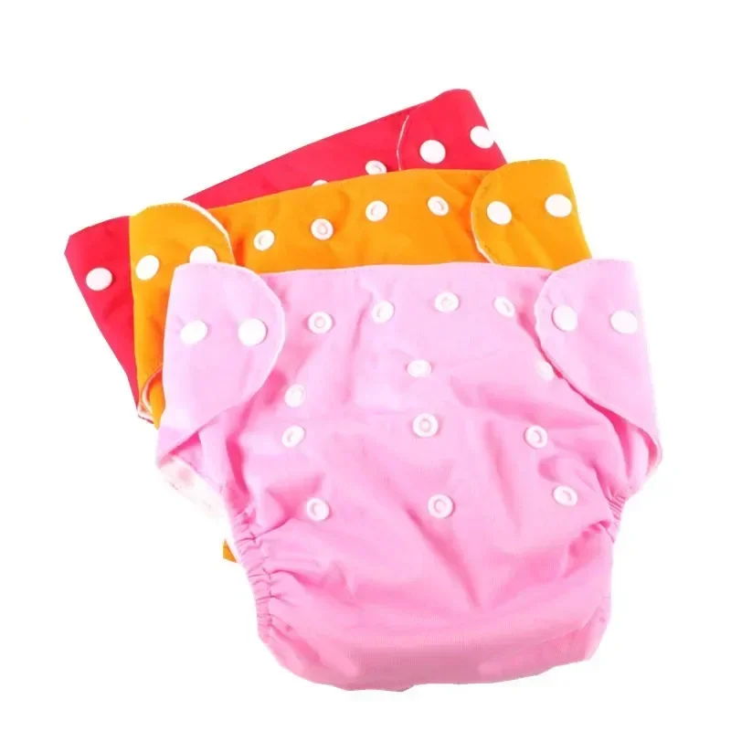 10pc Baby Diapers Children Reusable Nappies Adjustable Pants Cover Washable