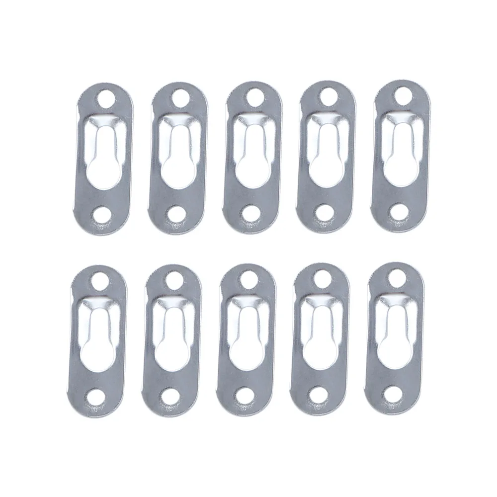 

Metal 44mmX16mm Furnniture Cabinet Photo Home Decor Picture Hanger Fasteners Frame Hook