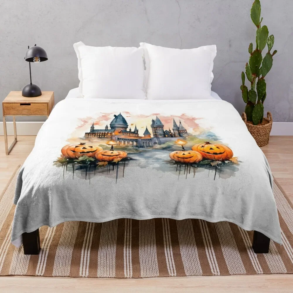 

Spooky Pumpkins, Halloween Throw Blanket Warm Throw Blanket Gift for Anniversary