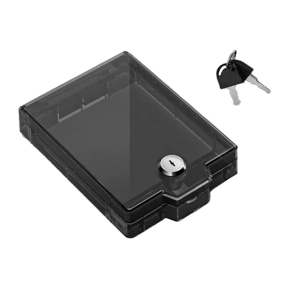 Protective For Air Conditioner Panel Cover with Lock Child Safety Shockproof Switch Fits Standard Units Easily
