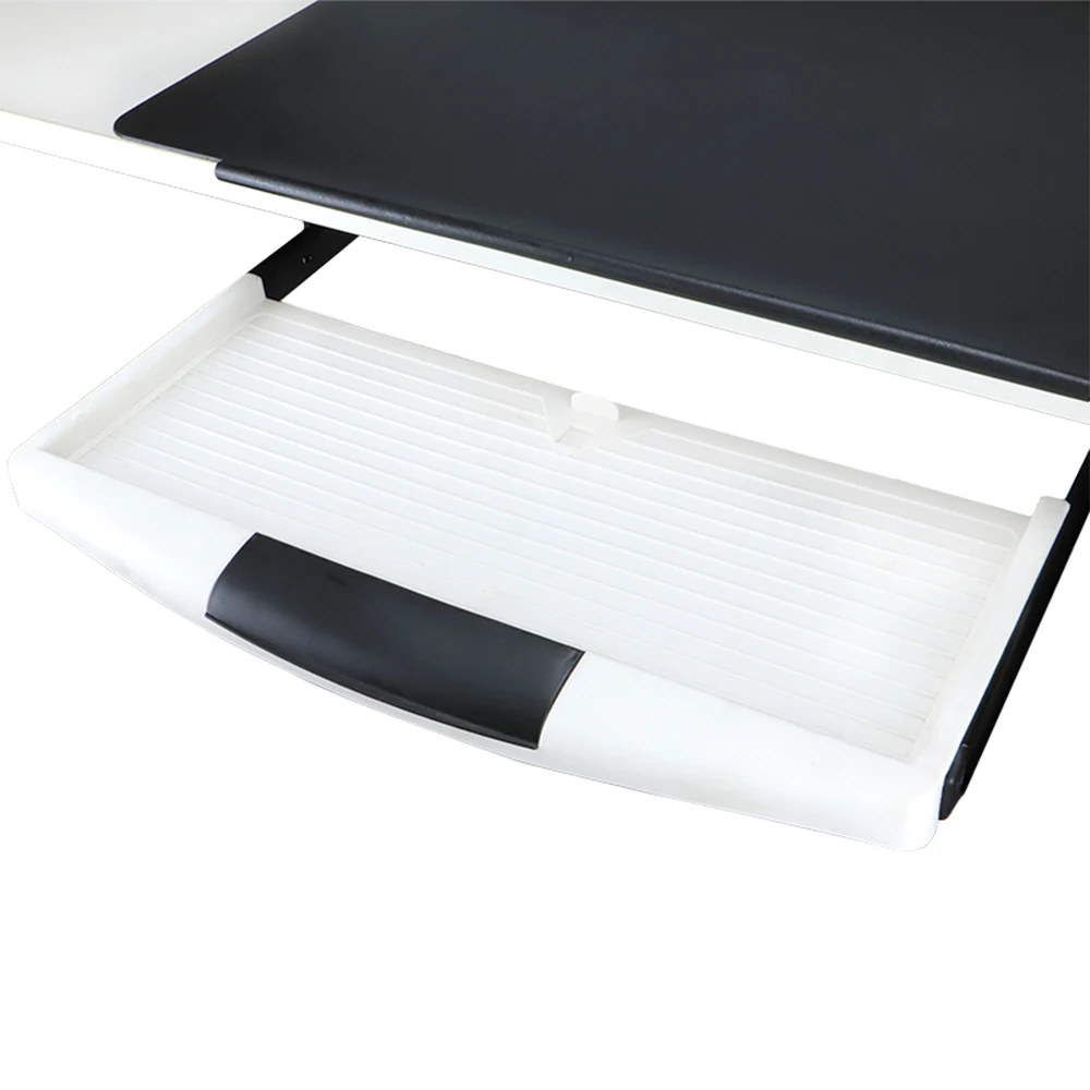 

1piece drawer keyboard storage storage under DesK keyboard Storage under table Keyboard collection box drawer tray