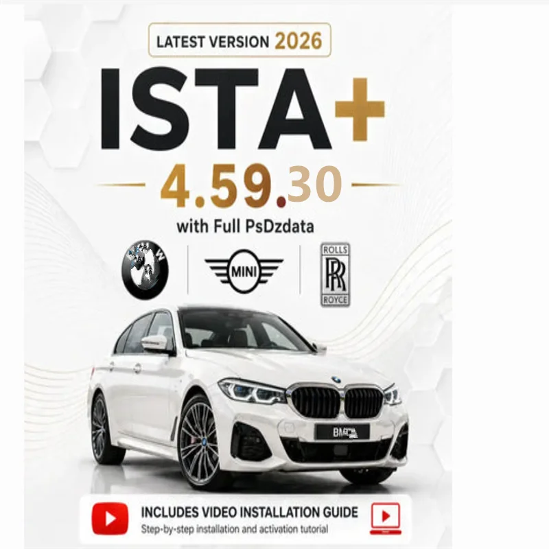 

2026 Latest ISTA 4.59.30 Version Minimal installation Diagnostic programming software Remote Installation Activation Code