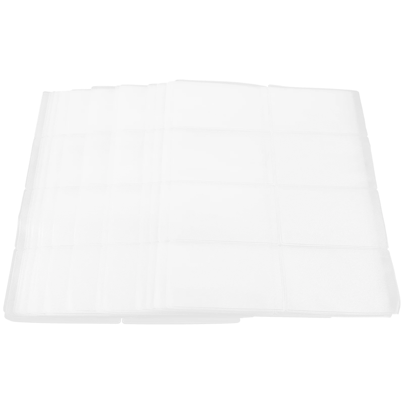 

160 Pcs Document Card Protection Case Transparent Sleeves Clear Protector Cover Pvc Man