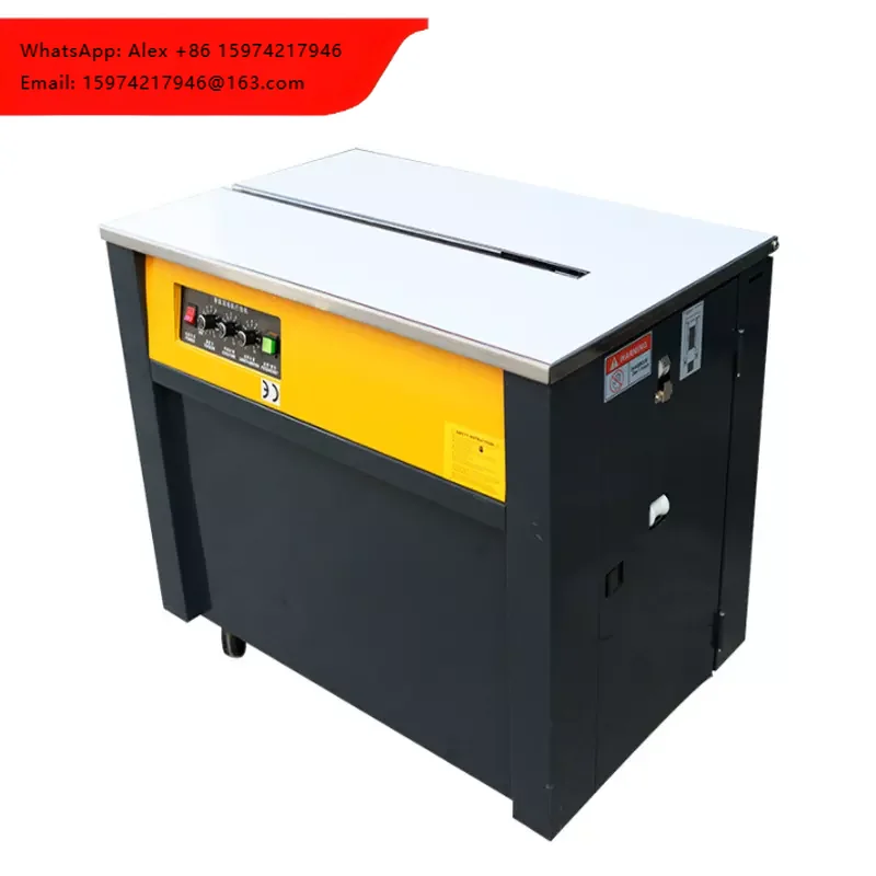 2026 Electric Semi-automatic Small Wrapping Machine For Food Box Semi Auto Strapping Machine Box Strapper