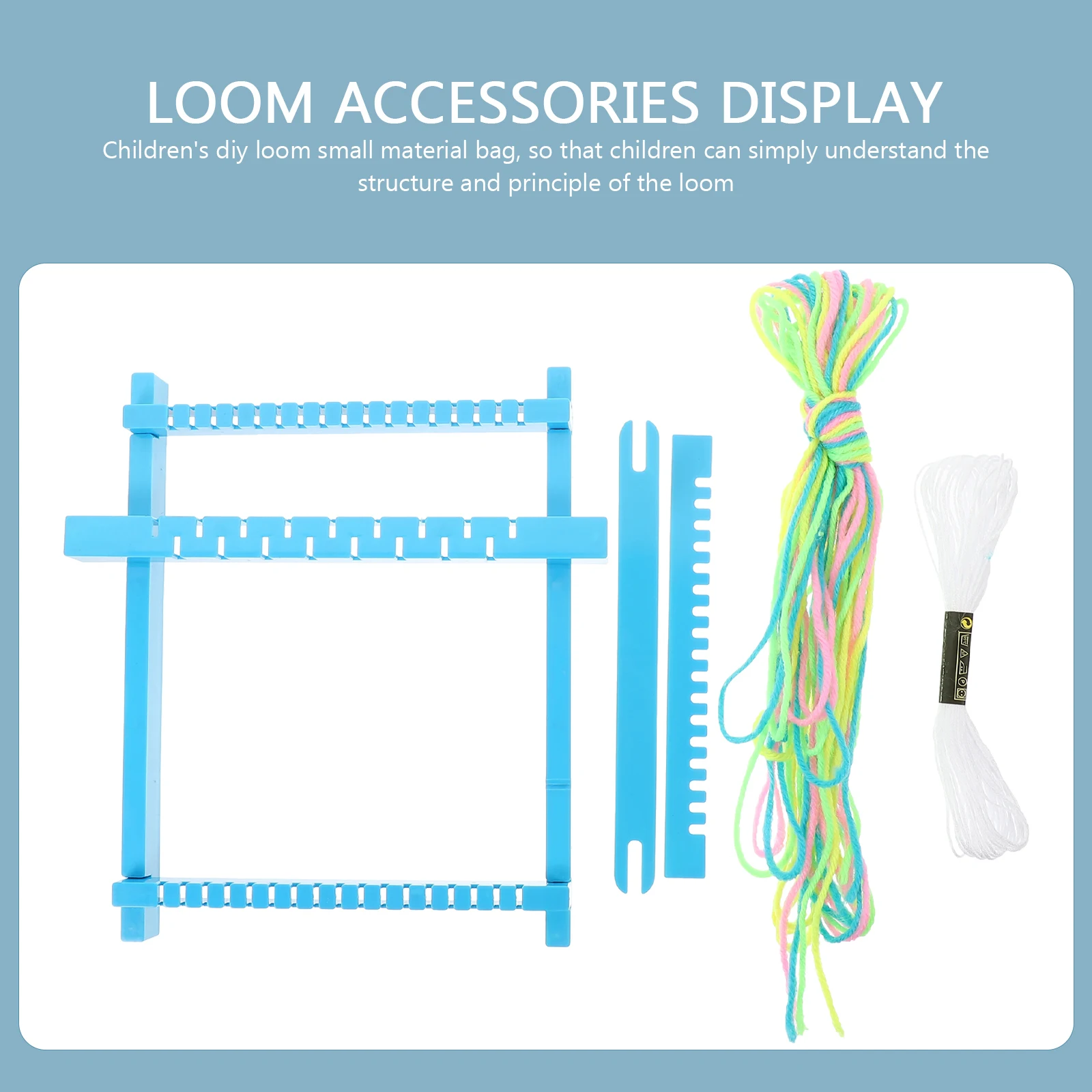 

1 set Loom Teaching Aids Kids Weaving Kit Knitting Toys Hand-knitting Machine Mini Abs Child Craft DIY Novelty Creative Funny