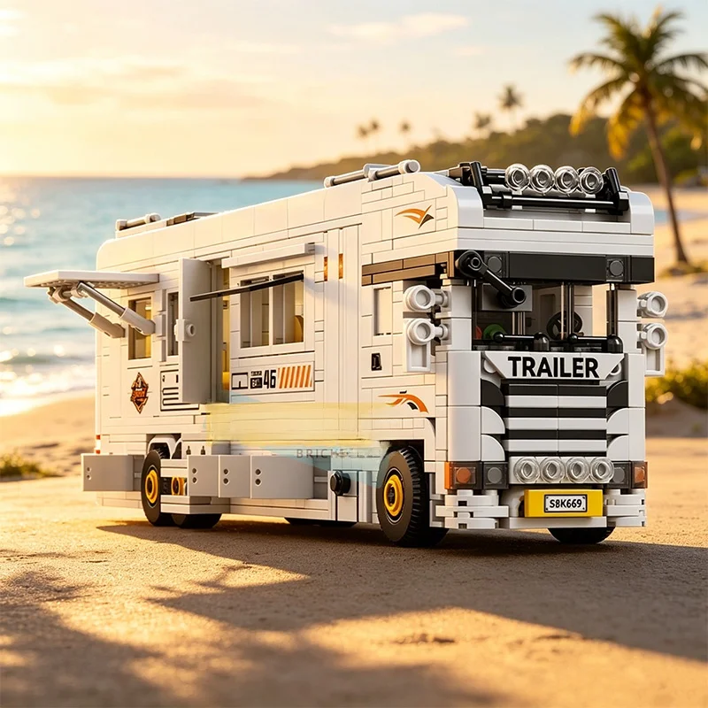 luxury-travel-car-camping-vehicle-mobile-motel-model-toy-brick-building-set-for-boys-eight-grids-design-high-quality-abs-plastic