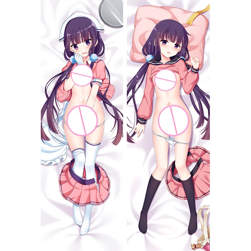 Dakimakura Anime Sakuranomiya Maika 2 Side Printed Hugging Body Pillowcase Cushion Bedding Decor Pillow Cover 2024