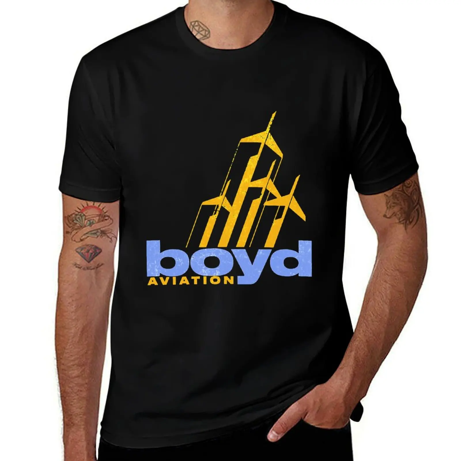 BOYD Aviation, straight from Provo, Utah Tri-blend T-Shirt Plus Size Basic Short Sleeve Top T-Shirt
