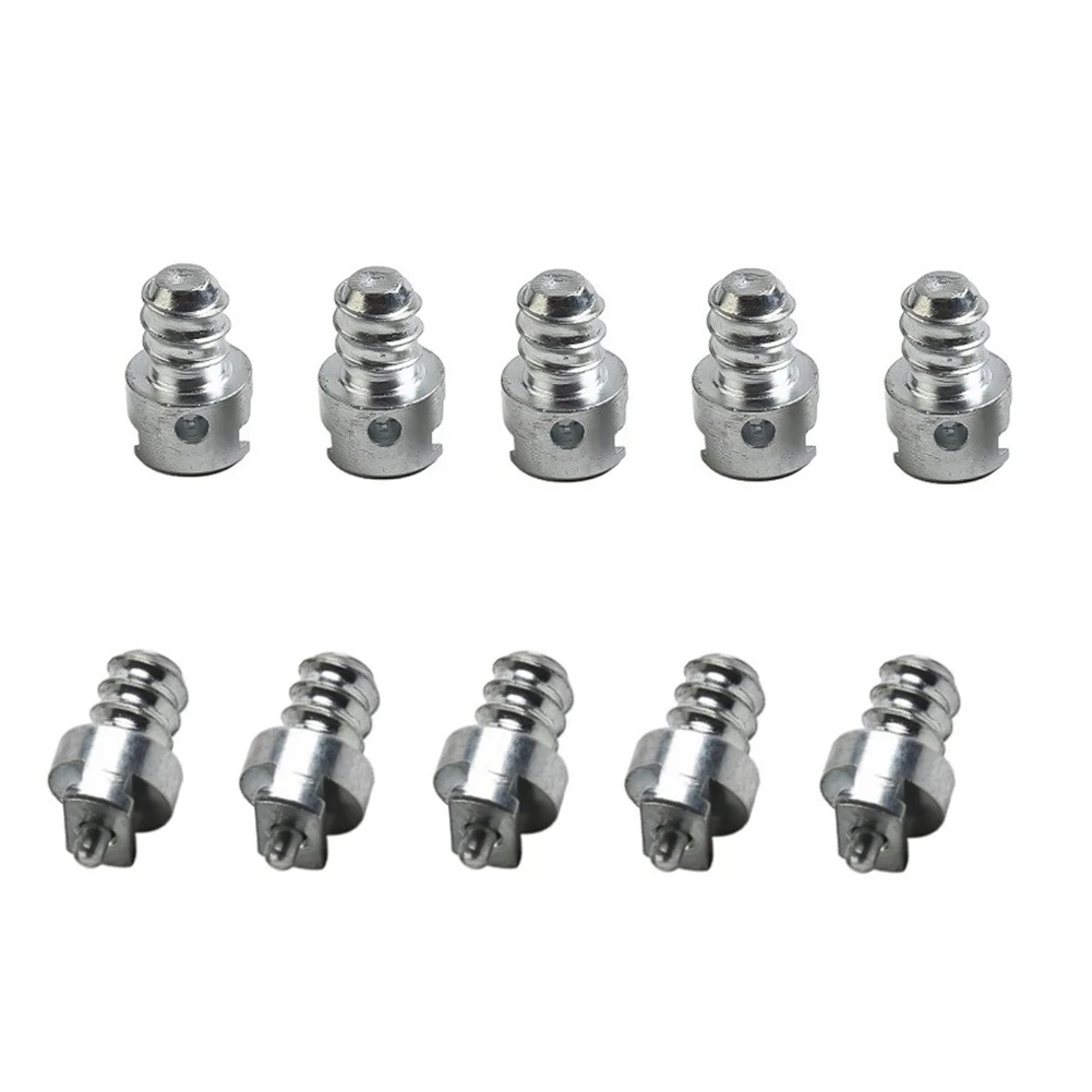 10pcs Electric Pipe Dredge Machine Spring Connector Male And Female Join Connector Power Tool Accessories