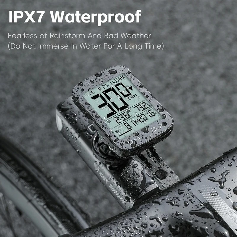 كمبيوتر لاسلكي لركوب الدراجات GPS IPX7 عداد السرعة المقاوم للماء عداد المسافات من النوع C ملحقات الدراجة معدات ركوب الدراجات