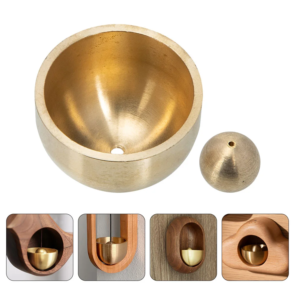 2 Set Dekorasi Aksesori Bel Pintu Fairy Tail Lonceng Manik-manik Tembaga Bukaan untuk Kantor Luar Ruangan