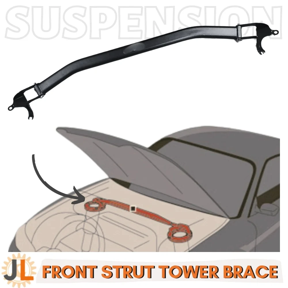 Barra de puntal delantero para coche Ford Edge Endura MK2 SUV 2015-2020, brazo de torre, barra estabilizadora de choque superior del motor, barra estabilizadora antideslizante STB