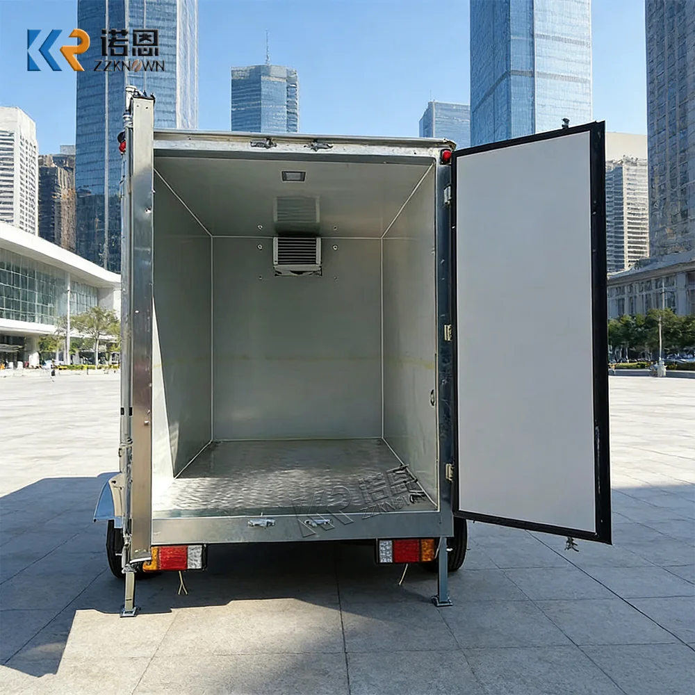 Multi Functional Refrigerated Truck Advanced Reefer Truck Stable Cold Chain Freezer Trailer Transport Unit For Commercial Use