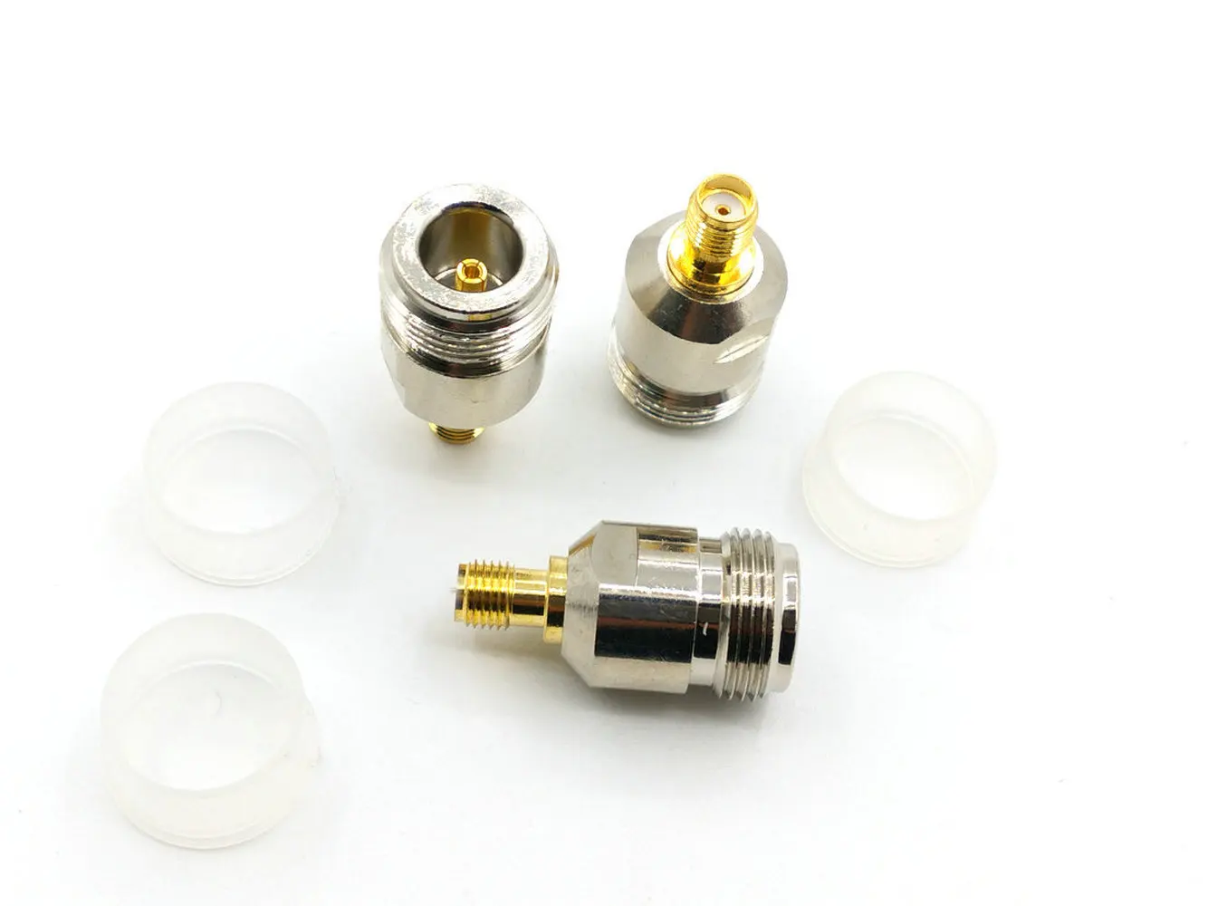 

40pcs copper N Type female connector N Type Female Jack to SMA Female Jack RF Coaxial Coax Adapter Connector