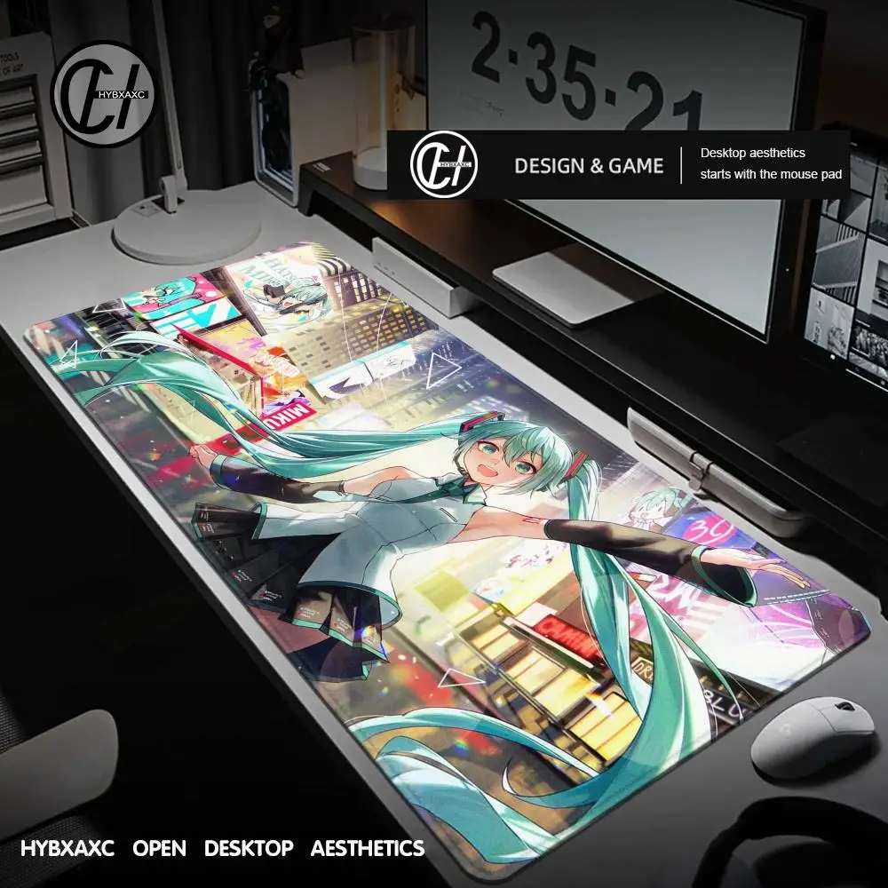 

Большой игровой коврик для мыши Hatsune M-miku, коврик для мыши, коврик для ПК, геймера, настольный коврик, украшение для офиса, коврик для мыши, игровой коврик для киберспорта, игровые аксессуары