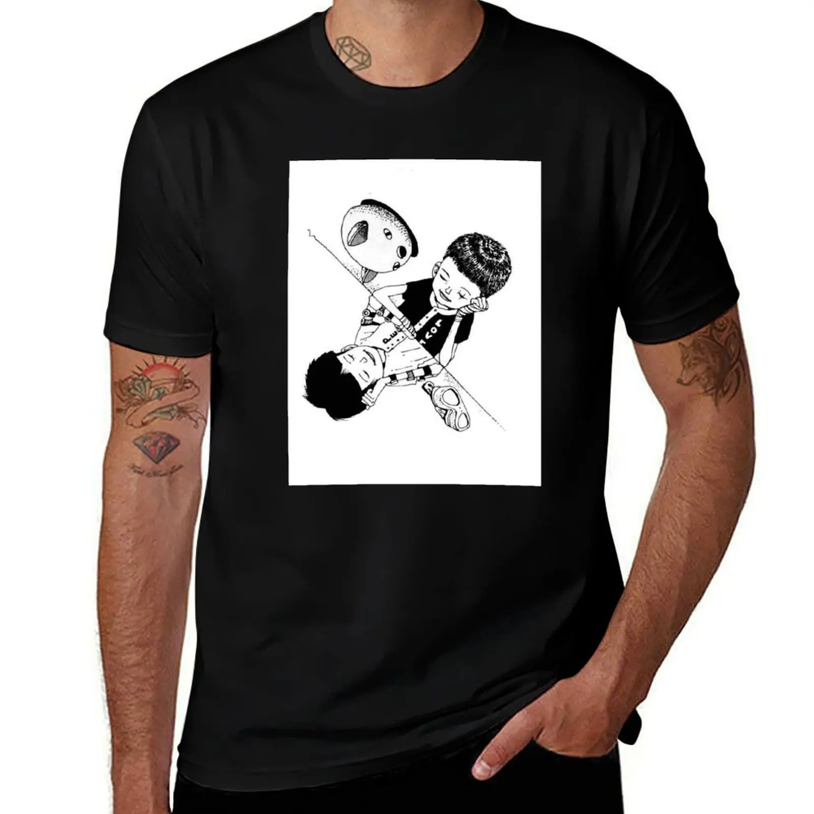 Tekkon Kinkreet T-Shirt Plus Size Workout Short Sleeve Top