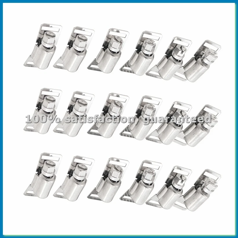 

Многоразовые зажимы-хомуты для шлангов, нержавеющая сталь, червячные зажимы-хомуты 304, головка-пряжка для регулируемого хомута для труб и шлангов - A51M