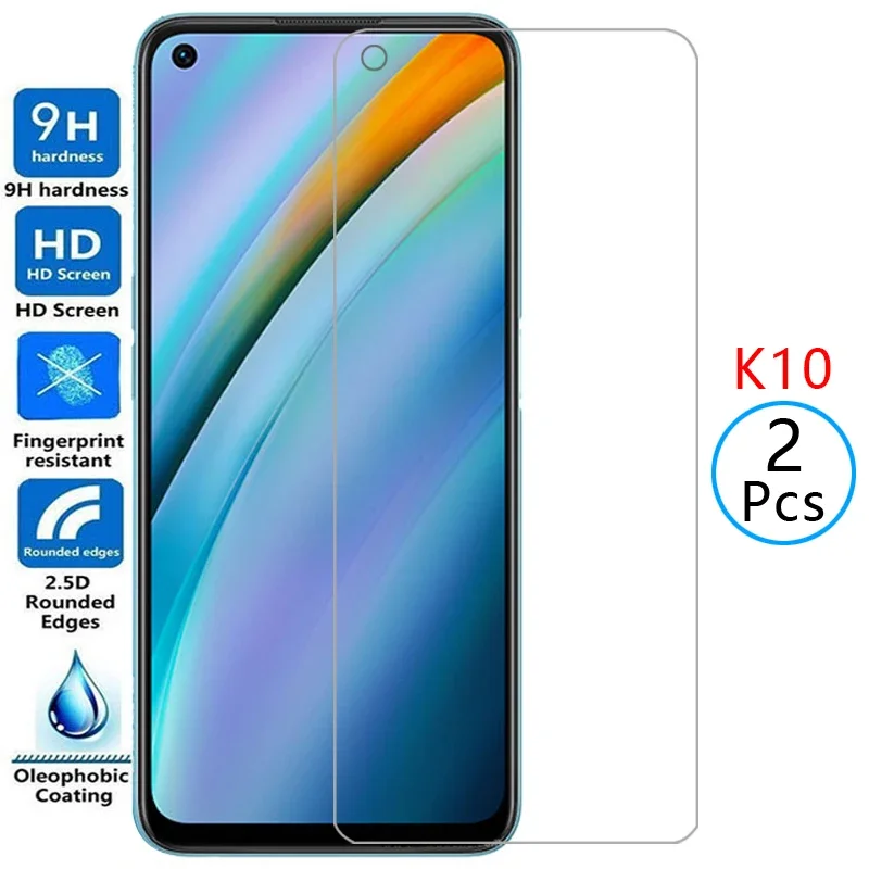 tempered glass for oppo k10 protective glass screen protector on oppok10 k 10 10k 6.59 safety phone film opp opo oppk10 opok10