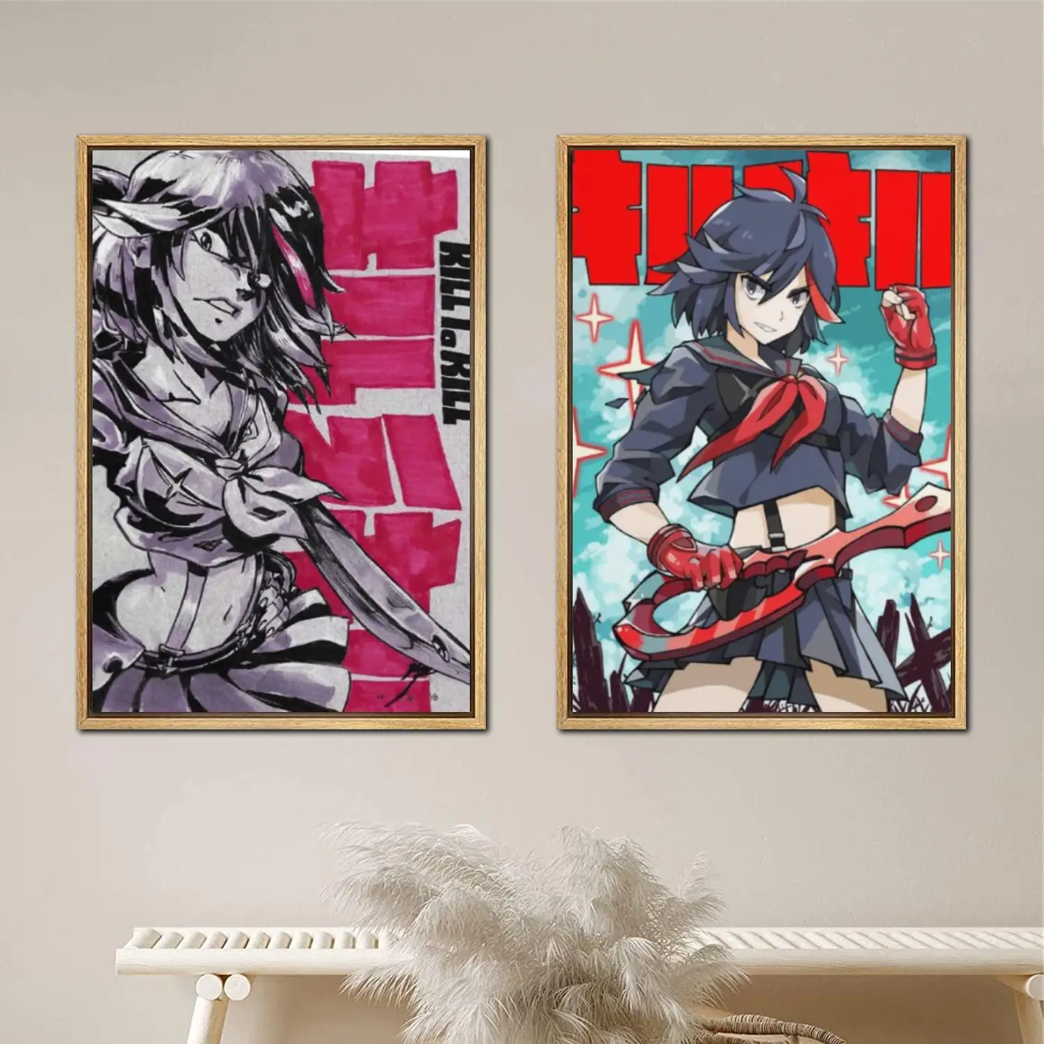 

ryuko matoi Poster Painting 24x36 Wall Art Canvas Posters room decor Modern Family bedroom Decoration Art wall decor