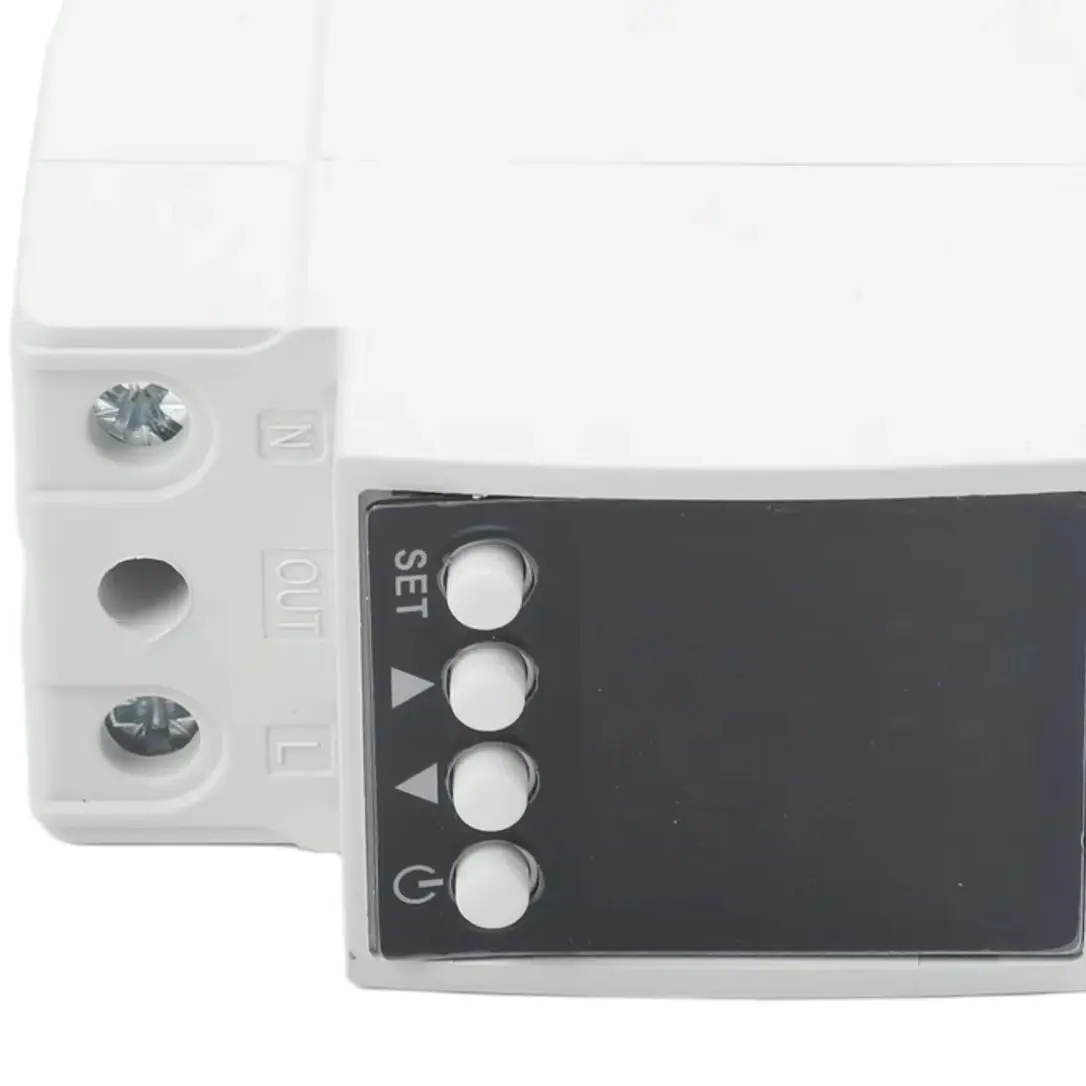Smart Dual Display LCD Voltage Protector Over Under Current Control Relay For Home Electrical System Safety Monitoring Device