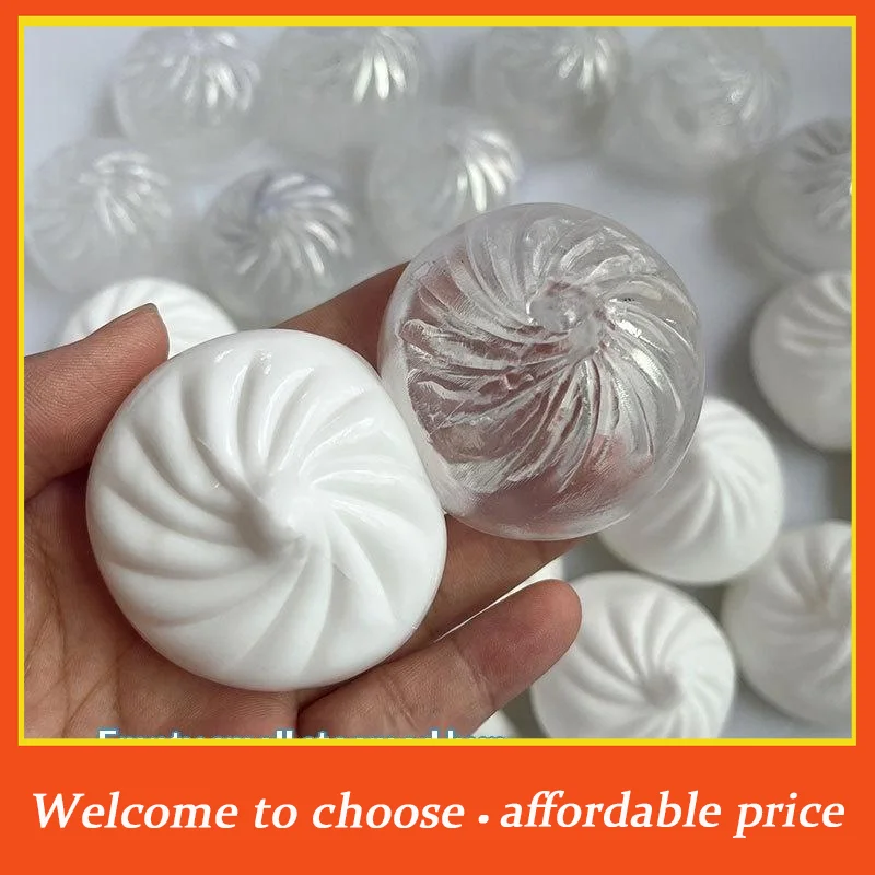 1/5/10Pcs For Kids Teens Adults Students Travelers Travel Home Decoration Dumpling Shape DIY Stress Ball Kit Pressure Ball Skin