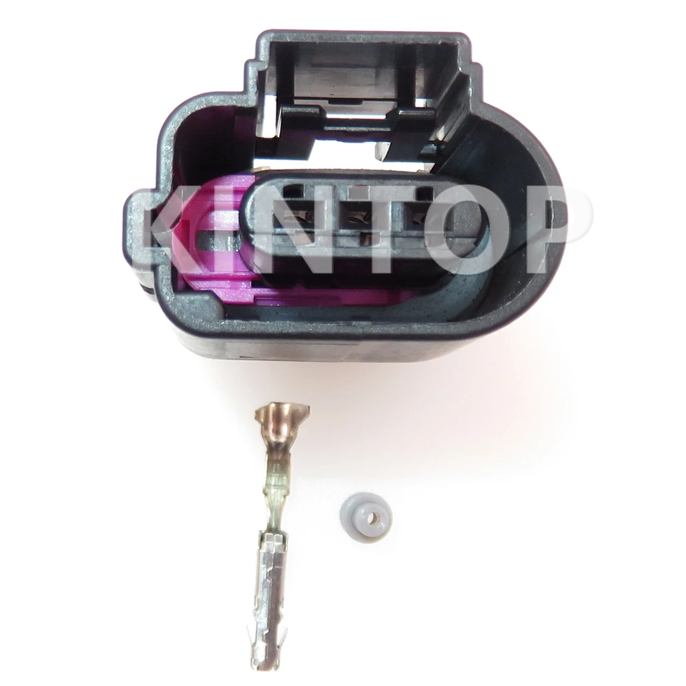 1 conjunto de 3 pinos 8k0973703 1670588 1670591 auto à prova dwaterproof água fio tomada ar condicionado do carro interruptor de pressão conector fiação para vw